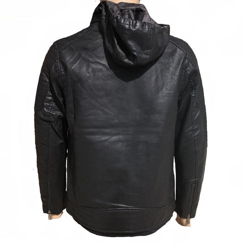 Faux Leather Biker Jacket